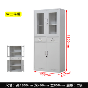 钢制文件柜中二斗柜SFC-03